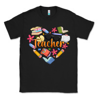 Black teacher heart Classic Tee - Artiststas