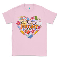 Bubblegum Pink teacher heart Classic Tee - Artiststas