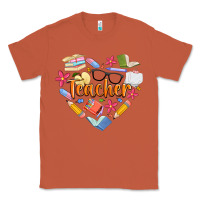 Copper teacher heart Classic Tee - Artiststas
