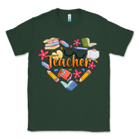 Sports Green teacher heart Classic Tee - Artiststas