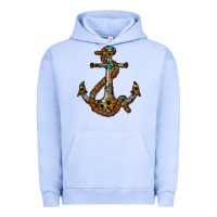 Pigment Grape Ice western anchor Urban Hoodie - RacoonDesign