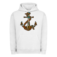 Pigment Lunar Rock western anchor Urban Hoodie - RacoonDesign