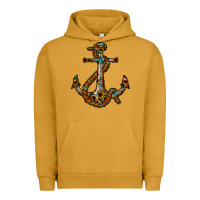 Pigment Peanut Butter western anchor Urban Hoodie - RacoonDesign