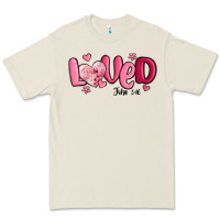 Bone valentine's day loved john 3 16 Premium Tee - MaliasSmallBusiness