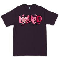 Plum valentine's day loved john 3 16 Premium Tee - MaliasSmallBusiness