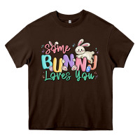 Some Bunny Loves You Easter Heavy Core Tee | Teevron
