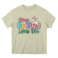 Mossy some bunny loves you easter Heavy Core Tee - MaliasSmallBusiness