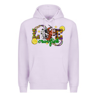 Lilac mardi gras love crawfish Premium Hoodie - FaDigitalArtStudio