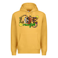 Mustard mardi gras love crawfish Premium Hoodie - FaDigitalArtStudio