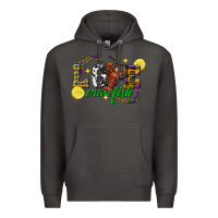 Smoke mardi gras love crawfish Premium Hoodie - FaDigitalArtStudio