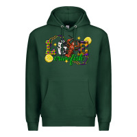 Sports Green mardi gras love crawfish Premium Hoodie - FaDigitalArtStudio