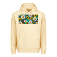 Pina Colada Sunflower And Daisy With Leopard Premium Hoodie - RanaPortraitStore