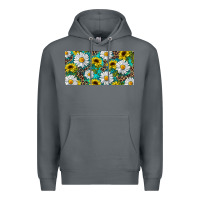 Rock Sunflower And Daisy With Leopard Premium Hoodie - RanaPortraitStore