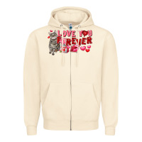Sandshell Love you forever Zipper Hoodie - FaDigitalArtStudio