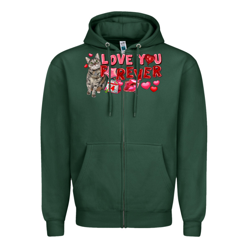 Love You Forever Zipper Hoodie by FaDigitalArtStudio | Teevron