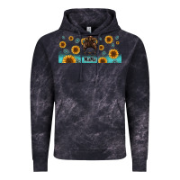 Cloud Black western mama messy bun Vintage Hoodie - Jasminsmagicworld