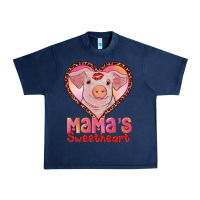 Navy mamas sweetheart baby pig Urban Heavy Tee - RanaPortraitStore