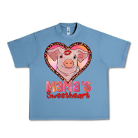 Pebble Blue mamas sweetheart baby pig Urban Heavy Tee - RanaPortraitStore