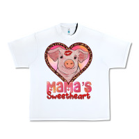 White mamas sweetheart baby pig Urban Heavy Tee - RanaPortraitStore