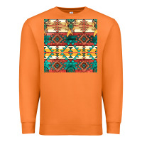 Carrot native american aztec seamless pattern Premium Sweatshirt - BundleAndBundleShop