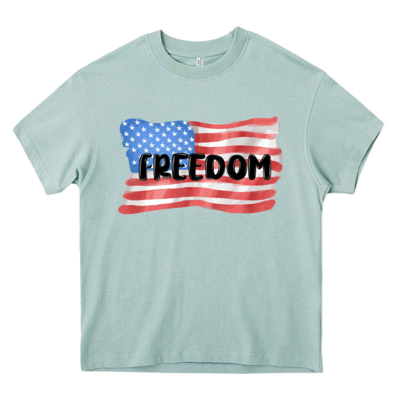 Freedom Usa Heavy Core Tee by MaliasSmallBusiness | Teevron
