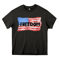Asphalt freedom usa Heavy Core Tee - MaliasSmallBusiness