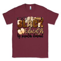 Burgundy black educator by popular demand Classic Tee - Artiststas