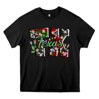 Black texas tx christmas Heavy Core Tee - AdoDesignShop