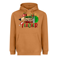 Meerkat Christmas Teacher Pencil Heavyweight Hoodie - FaDigitalArtStudio