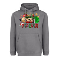 Storm Christmas Teacher Pencil Heavyweight Hoodie - FaDigitalArtStudio