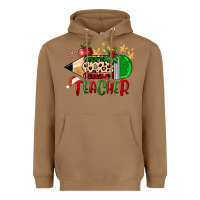 Toasted Coconut Christmas Teacher Pencil Heavyweight Hoodie - FaDigitalArtStudio