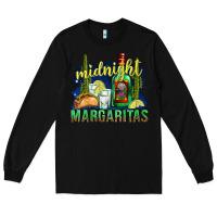 Black Midnight Margaritas Long Sleeve Tee - texasbilliewilder