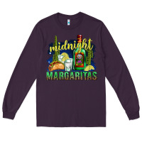 Plum Midnight Margaritas Long Sleeve Tee - texasbilliewilder