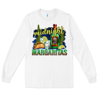 White Midnight Margaritas Long Sleeve Tee - texasbilliewilder