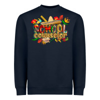 Navy cinco de mayo school counselor Heavyweight Sweatshirt - CowGirlArtShop