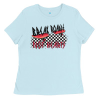 Baby Blue break boards not hearts Ladies Tee - MaliasSmallBusiness