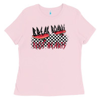 Bubblegum Pink break boards not hearts Ladies Tee - MaliasSmallBusiness