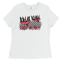 White break boards not hearts Ladies Tee - MaliasSmallBusiness