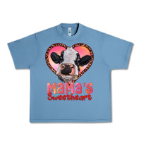 Pebble Blue mamas sweetheart baby cow Urban Heavy Tee - RanaPortraitStore