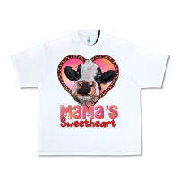White mamas sweetheart baby cow Urban Heavy Tee - RanaPortraitStore