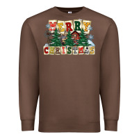 Chestnut merry christmas Premium Sweatshirt - FaDigitalArtStudio
