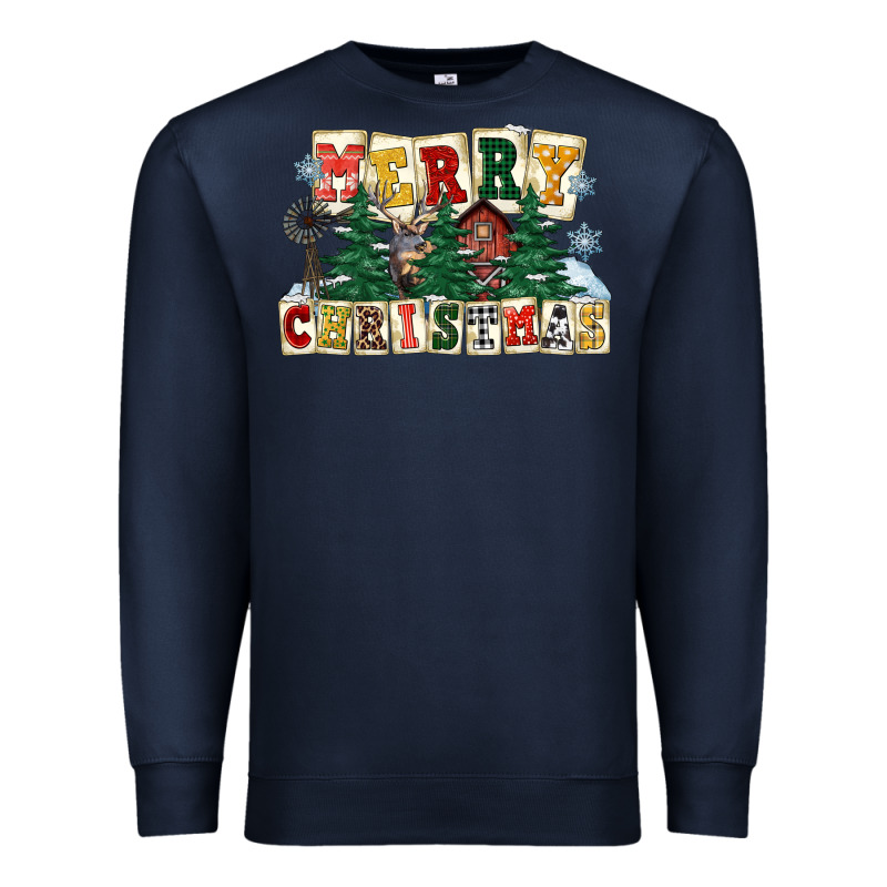 Merry Christmas Premium Sweatshirt by FaDigitalArtStudio | Teevron