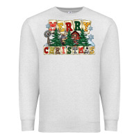 Oatmeal Heather merry christmas Premium Sweatshirt - FaDigitalArtStudio