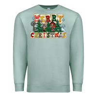 Seafoam merry christmas Premium Sweatshirt - FaDigitalArtStudio