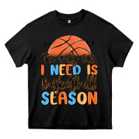Black the only b.s. i need is basketball season Heavy Core Tee - MaliasSmallBusiness