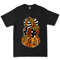 Black leopard pumpkin polka dot sunflower Premium Tee - JahusDesignShop