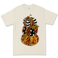 Bone leopard pumpkin polka dot sunflower Premium Tee - JahusDesignShop