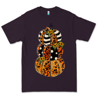 Plum leopard pumpkin polka dot sunflower Premium Tee - JahusDesignShop
