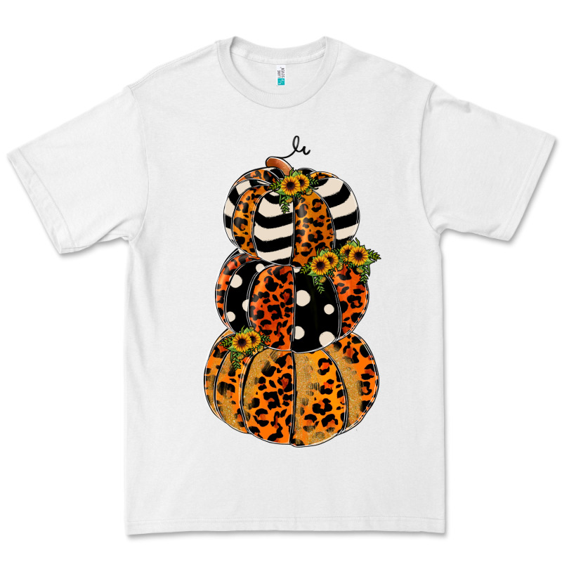 Leopard Pumpkin Polka Dot Sunflower Premium Tee by JahusDesignShop | Teevron