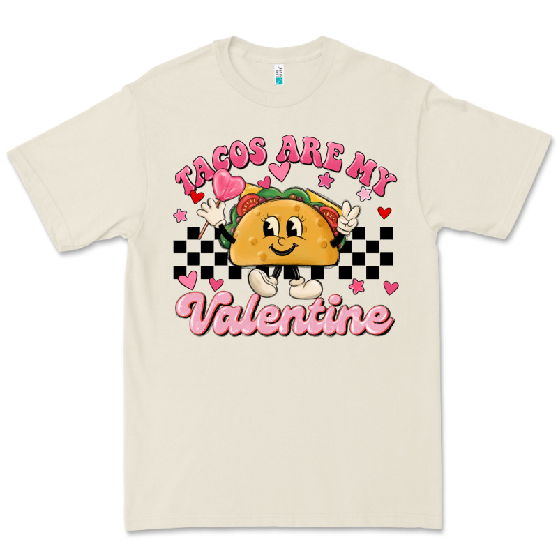 Tacos Are My Valentine Premium Tee by MaliasSmallBusiness | Teevron